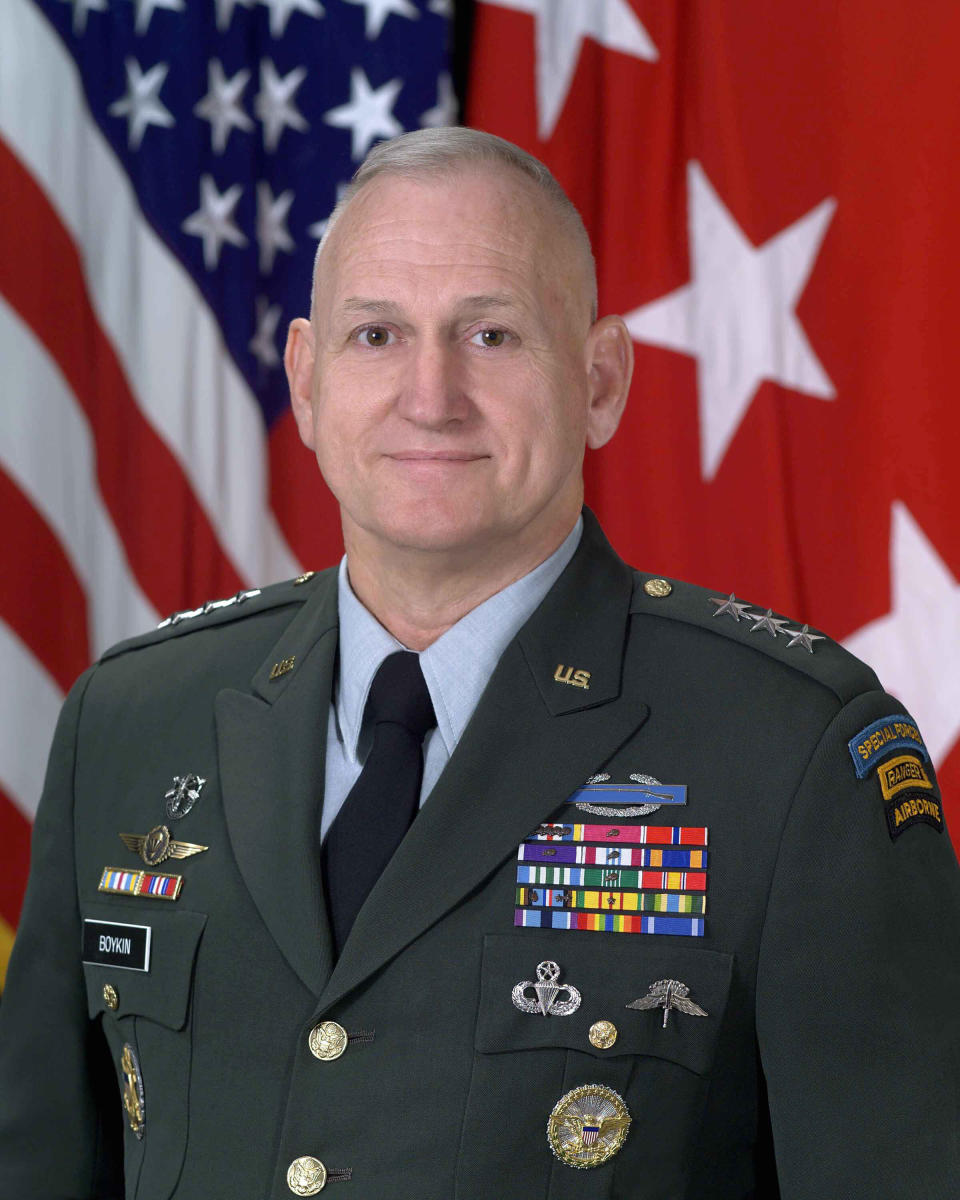 Retired U.S. Army Lt. General William G. Boykin also signed the letter. (Photo: U.S. Army via Getty Images)