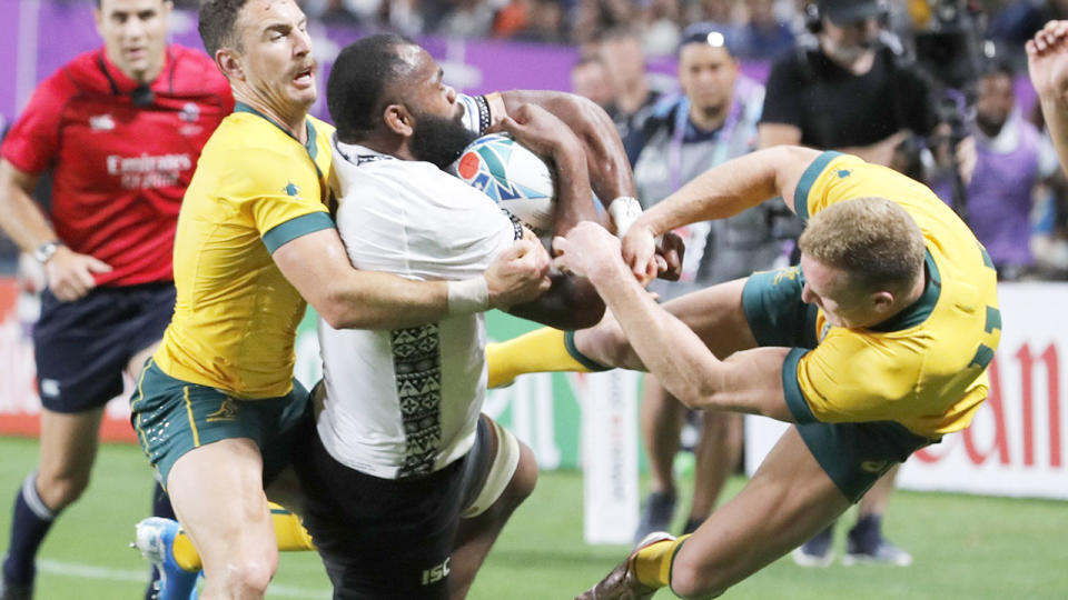 Reece Hodge could be suspended for a dangerous tackle against Fiji.
