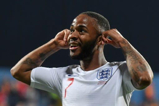 England forward Raheem Sterling called for stadiums to be closed after he and his black teammates were targetted with monkey chants from Montenegro fans