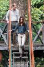 <p><em>September 15, 2012 —</em> Will and Kate managed to look comfy and polished in khakis and hiking boots while on a walk through the rainforest in Danum Valley on the island of Borneo.</p>