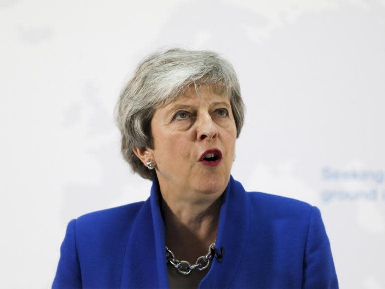 Theresa May’s last stand took place in the glass atrium of an accountancy company. Her small audience towered above her, spread over several floors.It meant that she spoke with her neck inclined at an impossibly high angle, glancing up at the distant daylight, like a young Bane, stuck in The Pit prison, dreaming a hopeless dream of a life beyond.There can be no true despair without hope. Whether Theresa May has given up on hope cannot be known. No actual, real, human emotion has ever escaped her. Not even a pheromone of one. But it must, alas, be reported that on a technical level, she has not given up on her Withdrawal Bill.That will have one last push. And this speech was its midwife. “Seeking common ground in parliament,” was its tagline, stencilled on a white backdrop above her head. This isn’t how it was meant to be. The saboteurs were all meant to have been crushed by now, and yet they are uncrushed. It might even be intimated it is they who are crushing her.It’s best to think of the Withdrawal Bill as it now exists, as a kind of Trigger’s broom that’s been rammed up a particularly mutant scarecrow. The same bill, but it’s had fourteen new amendments, eighteen new clauses, twenty new promises, and a commitment to exploring solutions for the frictionless movement of partridges in pear trees.This was the Theresa May version of Oprah Winfrey’s great car giveaway. You want a commitment to matching EU environmental protections *and more*? You got it! You want a commitment to exploring technical customs solutions at the Irish border? You got it! Stormont lock? You got it! You want a second referendum? You got it! (Well, you’ve got a vote on whether to have a second referendum, and you’ve already had one, and you voted no, but anyway, you got it!)Trouble is, though, routes out of the Brexit mess are not like cars. Not everyone can just jump in the one they like, drive it out the car park and into the sunset.Mainly, what people want, is to make sure their opponent doesn’t get what he wants. Actual, workable solutions are as vanishingly non-existent as they have always been.The prime minister had scarcely finished speaking by the time Jacob Rees-Mogg announced the new withdrawal bill was “worse” than the deal had been before. WTO Terms is now the only way. A softish Brexiteer by the name of Andrew Percy, who has voted for Theresa May’s deal three times now, said he won’t be voting for it anymore.That’s it then. The end. Seeking common ground, the ground slipped away beneath her.