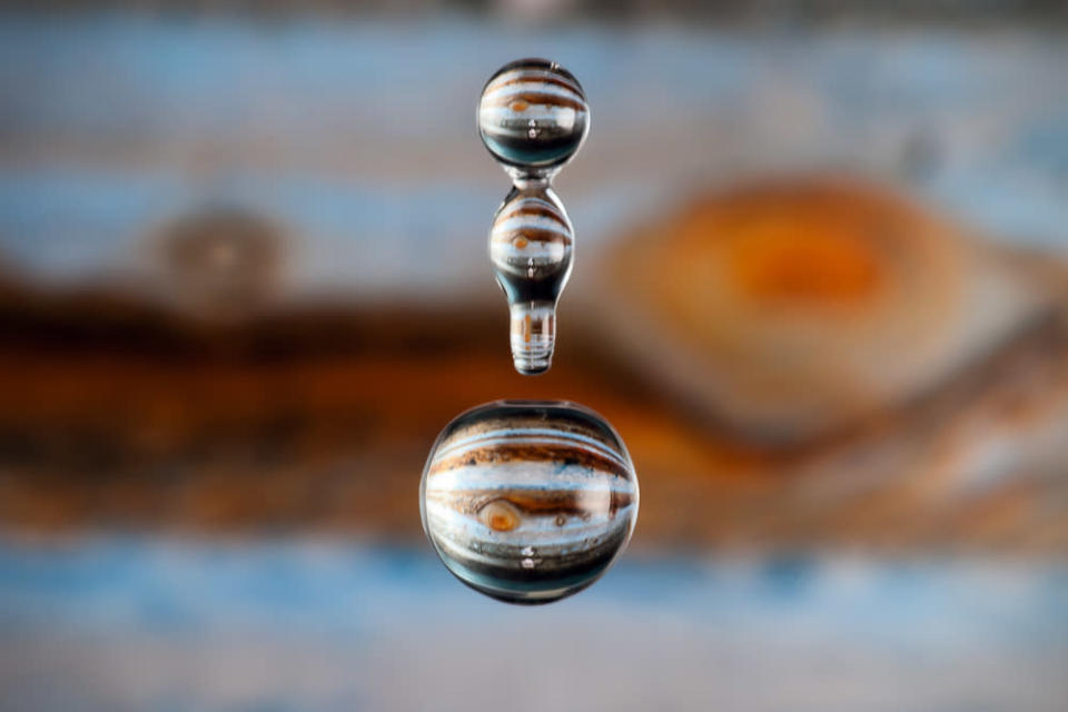 Water drop art