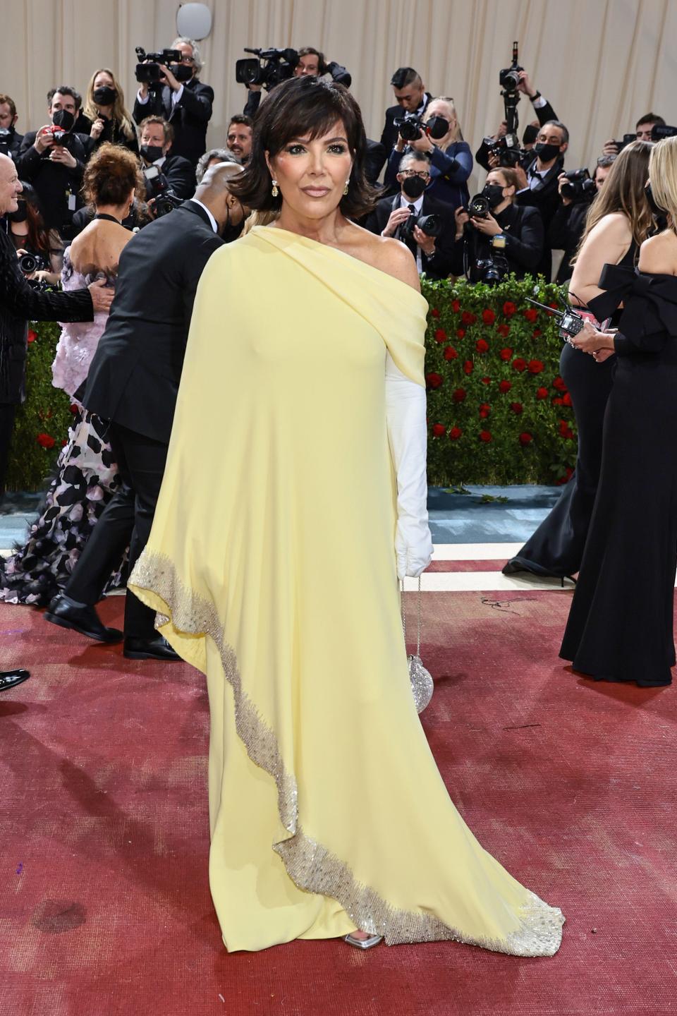 Kris Jenner attends the 2022 Met Gala.