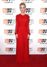 <p>Carey Mulligan wore a Giambattista Valli dress and Repossi jewellery to attend the New York Film Festival 'Mudbound' screening.</p>