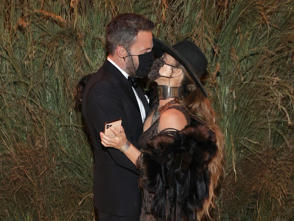 Ben Affleck and Jennifer Lopez attends the The 2021 Met Gala.