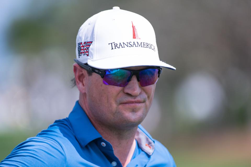 Zach Johnson is seen on the fourth hole during the first round of the Honda Classic at PGA National Resort & Spa on Thursday, February 23, 2023, in Palm Beach Gardens, FL.