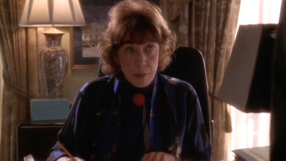Lily Tomlin as Deborah Fiderer on The West Wing.