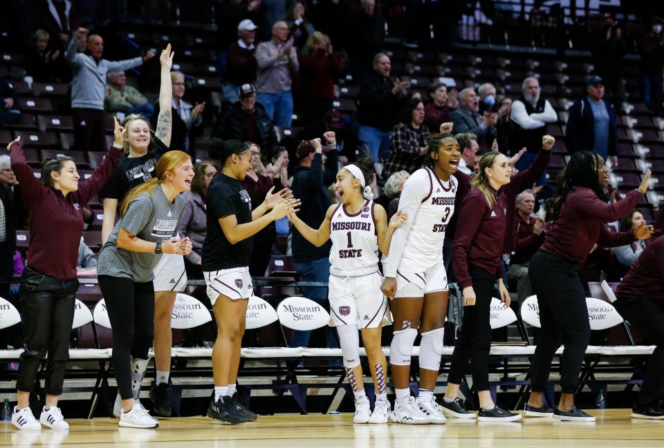 The Missouri State Lady Bears take on the Murray State Racers on Friday, Feb. 17, 2023.