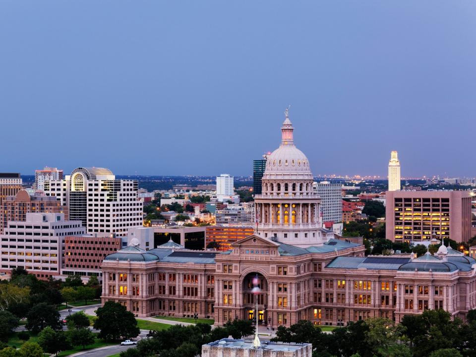 Texas State Capitol building in Austin.