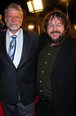 Barrie M. Osborne and Peter Jackson at the LA premiere of New Line's The Lord of the Rings: The Return of The King