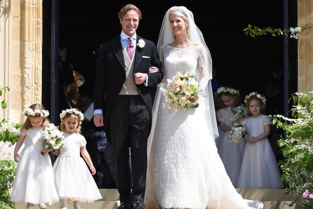 Pool/Max Mumby/Getty Lady Gabriella Windsor and Thomas Kingston on their May 2019 wedding day in Windsor.