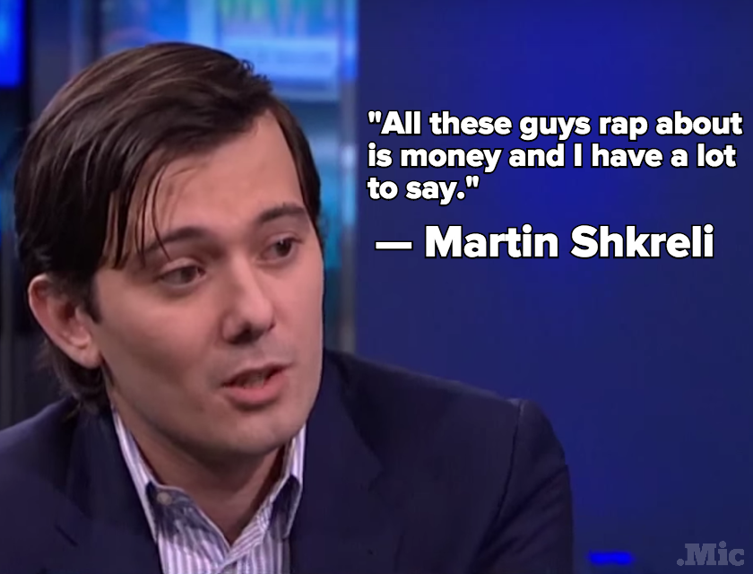 Martin Shkreli Wants to Get Into the Rap Game
