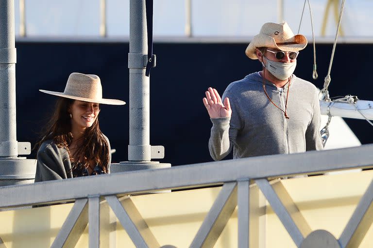 Camila Morrone cumplió 23 años y lo celebró en un yate junto a su novio, Leonardo DiCaprio