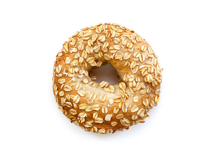 Oatmeal and bagels need to stay away from each other.