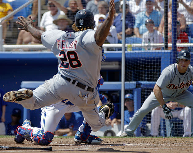 Detroit Tigers first baseman Prince Fielder: 'I just don't know how to  slide' 