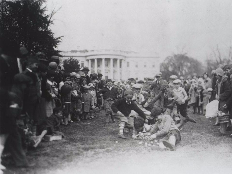 The White House Easter Egg Roll in 1929