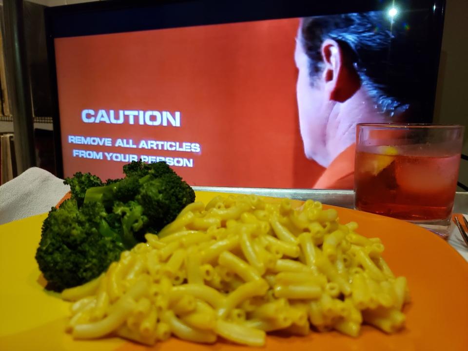 The 1971 film "Andromeda Strain" with Kraft Macaroni & Cheese