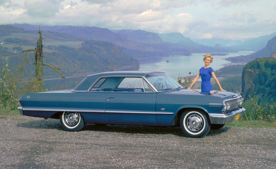 <p>The rapid pace of change continued unabated into the early 1960s. 1961 represented yet another significant update, as the Impala got its first significant update after migrating to the GM B platform. The third-generation Impala was the first to wear an SS badge, which helped launch the nameplate into pop culture stardom. The Beach Boys were on board early with "409," and there are plenty of references to third-gen Impalas in hip hop chart-toppers. What, you thought a six-deuce was a Mazda? For shame. '64 was the final year for this generation. </p>