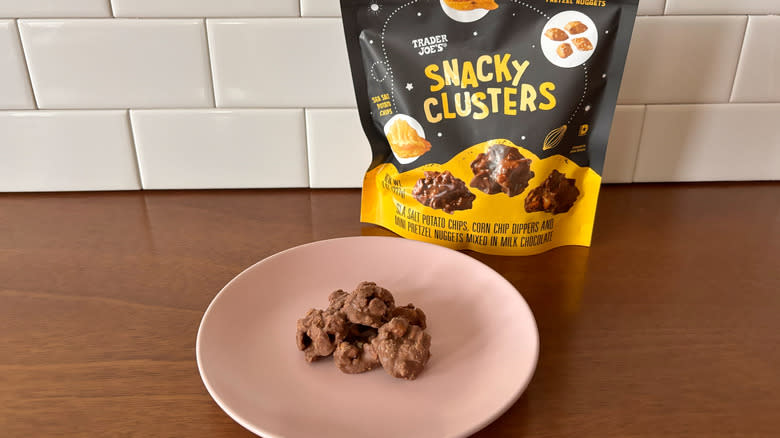 Trader Joe's snacky clusters bag