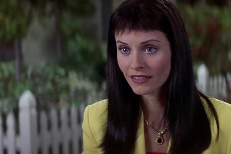 Courteney stars as Gale Weathers in the horror franchise (Handout)