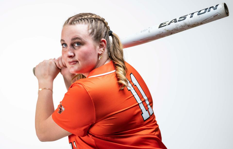 Beech Grove's Malone Moore poses for a photo Wednesday, March 13, 2024, at the Indianapolis Star.