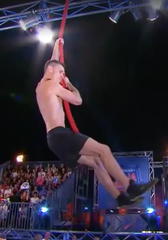 Some of Australia's most ab-tastic humans have tried taking on the challenging obstacle course. Source: Nine Network