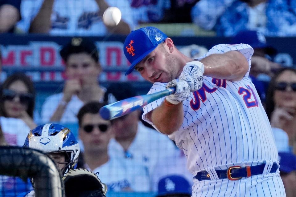 Pete Alonso won the Home Run Derby in 2019 and 2021.