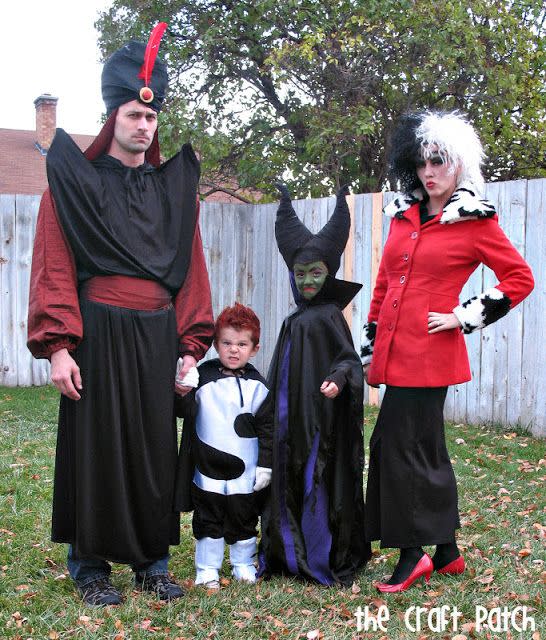 family halloween costume ideas disney villains