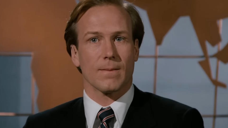 William Hurt in Broadcast News