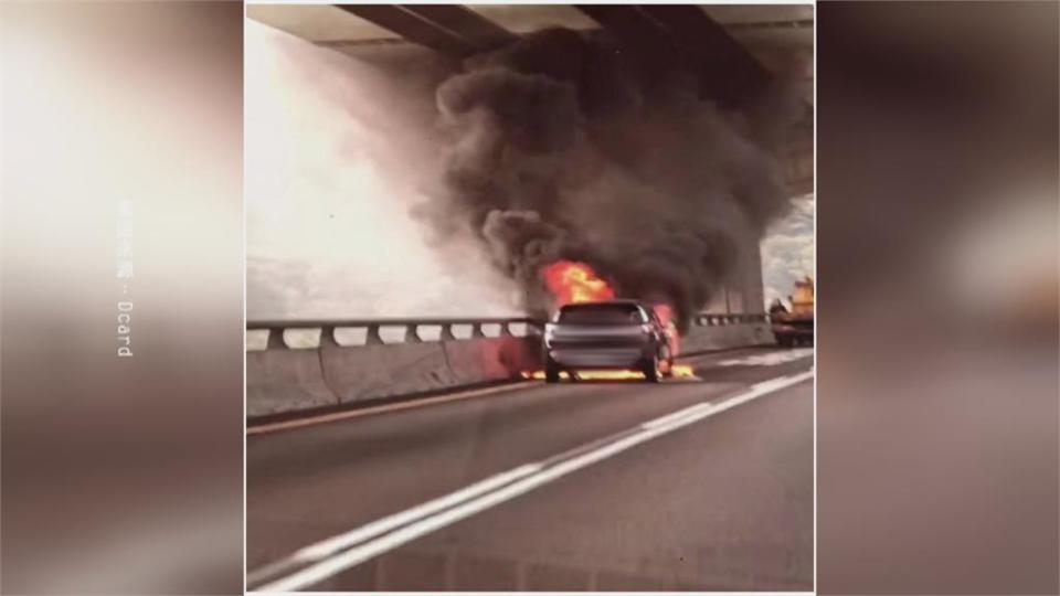 歷劫歸來！五楊「火燒車」門竟被鎖死 苦主：差點被燒死 租車公司5千元想和解？