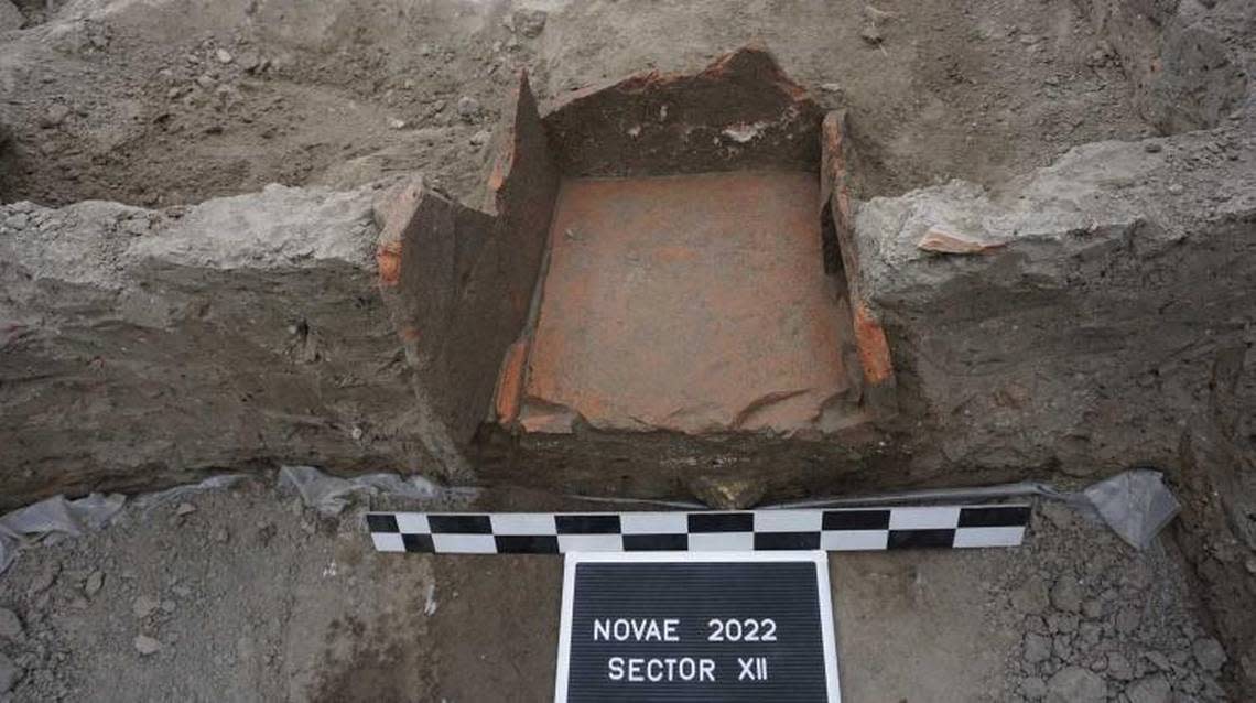 Archaeologists excavating the Roman military camp in Novae, Bulgaria, unearthed a rare discovery: a ‘fridge’ with animal bones, meat inside.