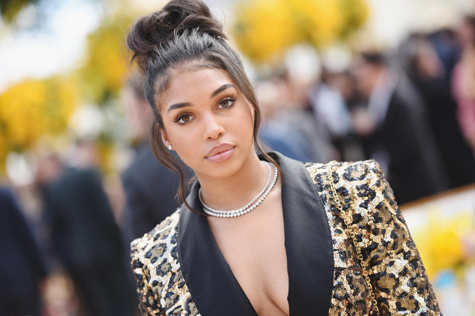 LOS ANGELES, CA - FEBRUARY 09:  Lori Harvey attends 2019 Roc Nation THE BRUNCH on February 9, 2019 in Los Angeles, California.  (Photo by Vivien Killilea/Getty Images for Roc Nation )