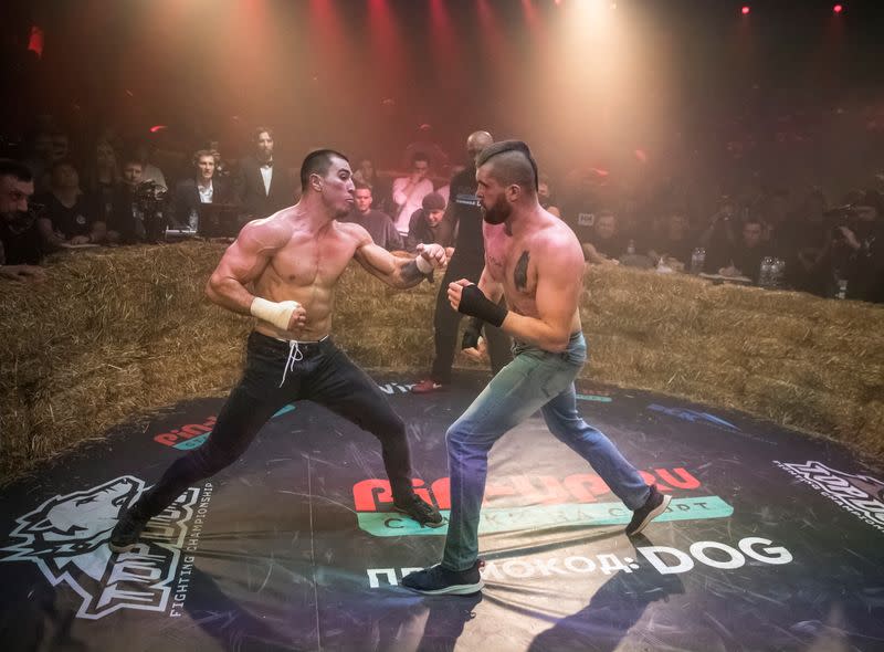 "Top Dog" bare-knuckle boxing tournament in Moscow