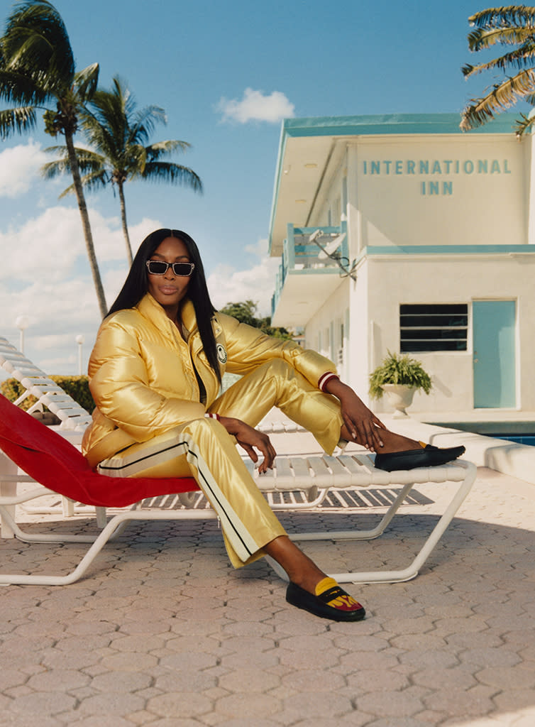 Naomi Campbell stars in the Tod’s x 8 Moncler Palm Angels campaign - Credit: Courtesy of Tod's