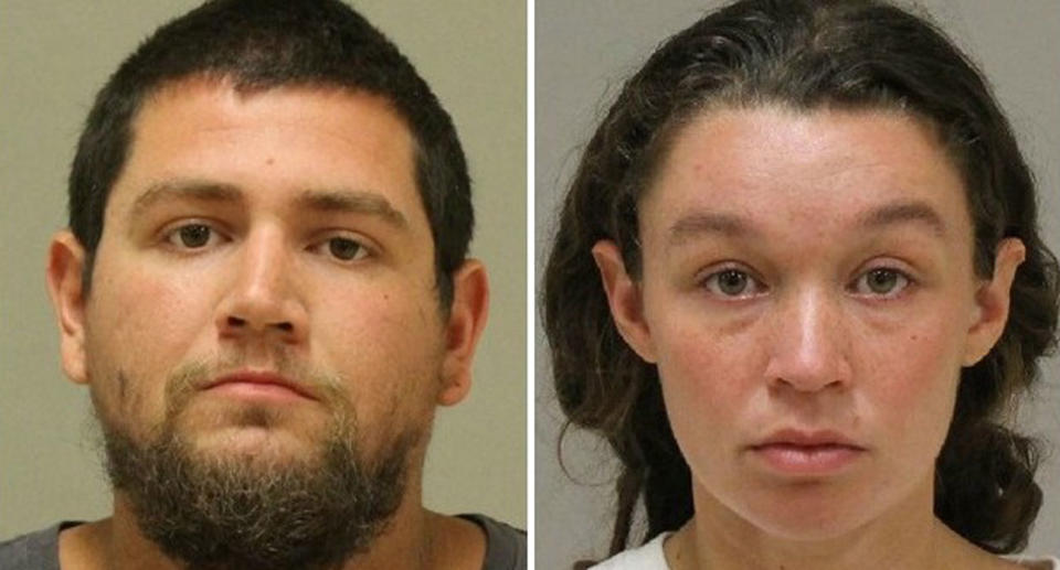 Seth Welch and Tatiana Fusari, both 27, of Michigan, have been charged over the death of their baby girl Mary. The parents didn’t seek medical help for religious reasons. Source: Kent County Sheriff’s Office