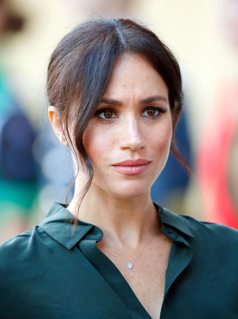 Close-up of Meghan