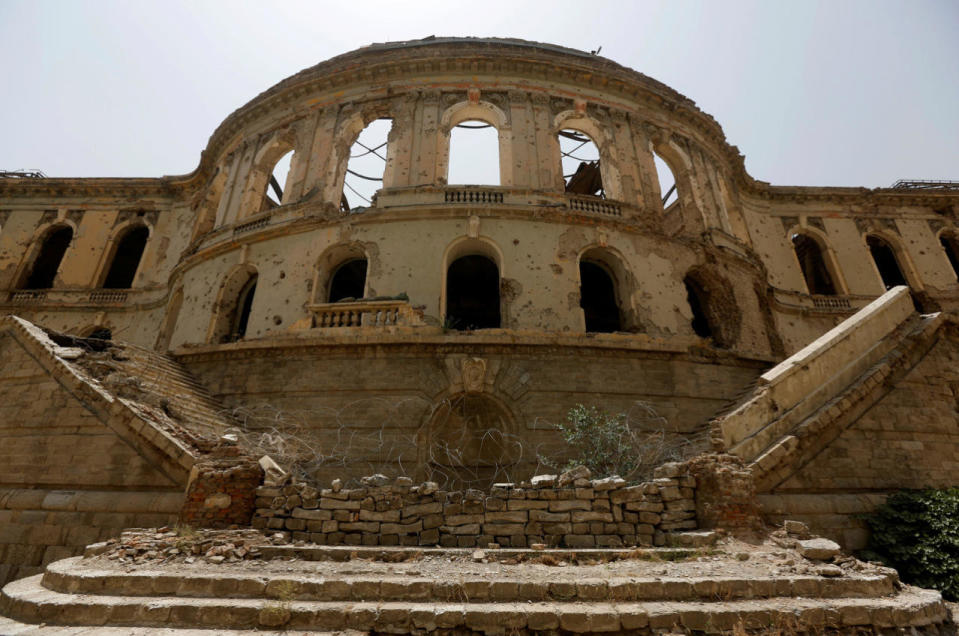 In the ruins of Kabul’s Darul Aman Palace