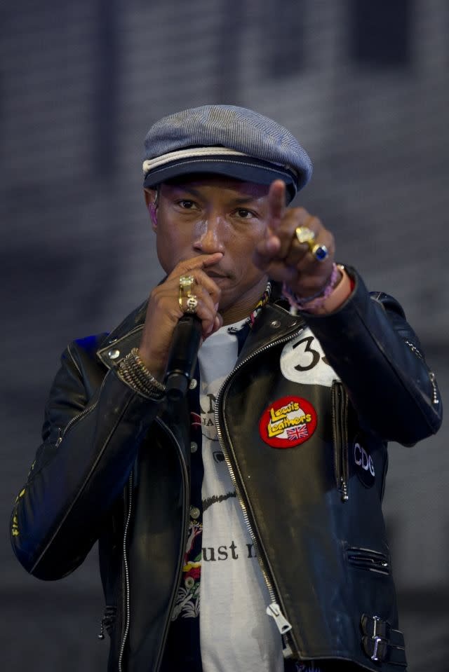 American singer Pharrell Williams