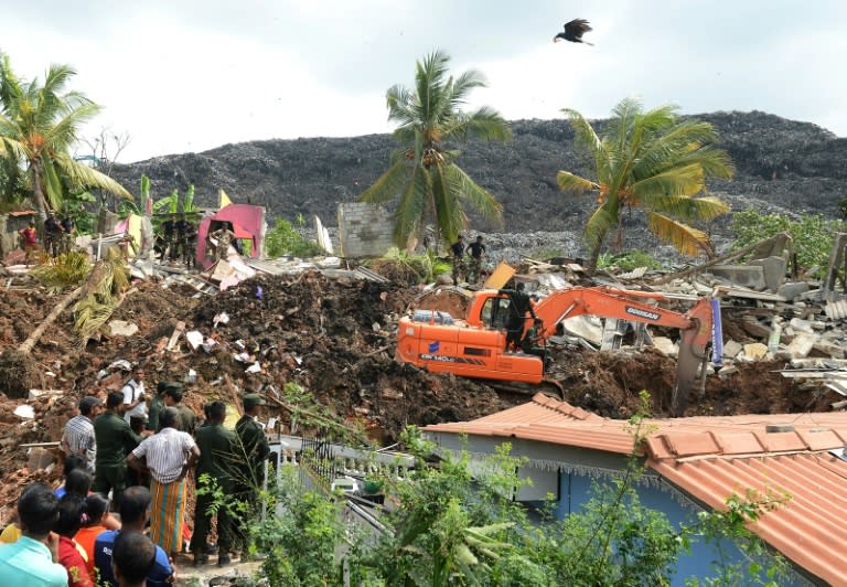 Hundreds of soldiers have kept up the search for survivors amid reports that at least six people were still missing after the disaster