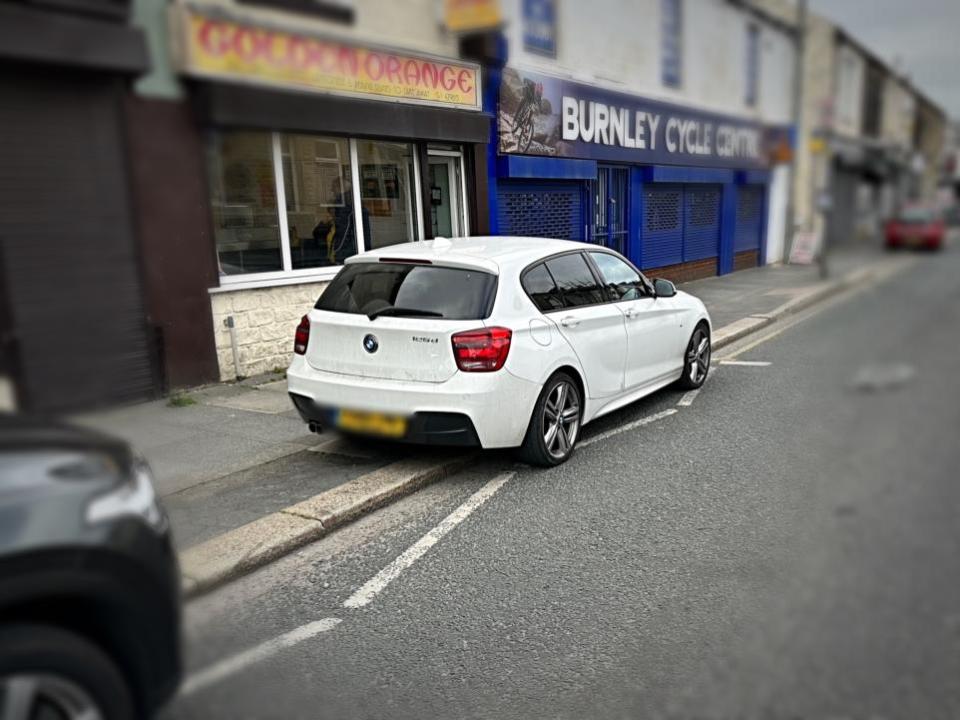 Lancashire Telegraph: The car was parked illegally