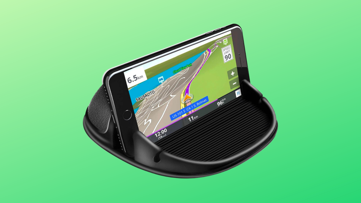 Convenient Car Phone Mount with No Installation and Bonus Storage – Only !