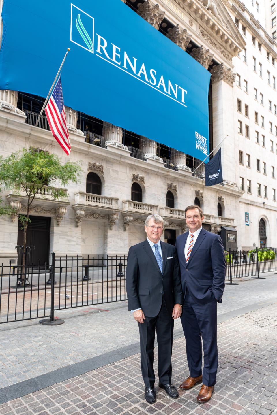 Renasant CEO and Executive Vice Chairman, Mitch Waycaster and Renasant President and COO, Kevin Chapman