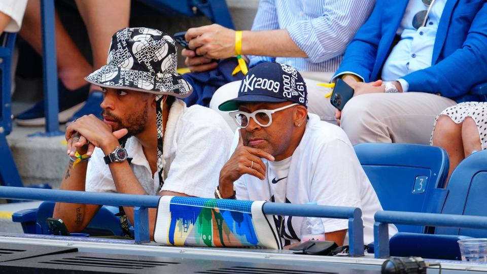 celebrities attend the 2023 us open tennis championships day 7