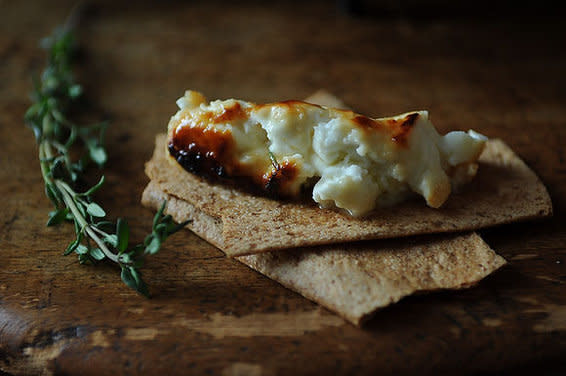 Roasted Feta with Thyme Honey