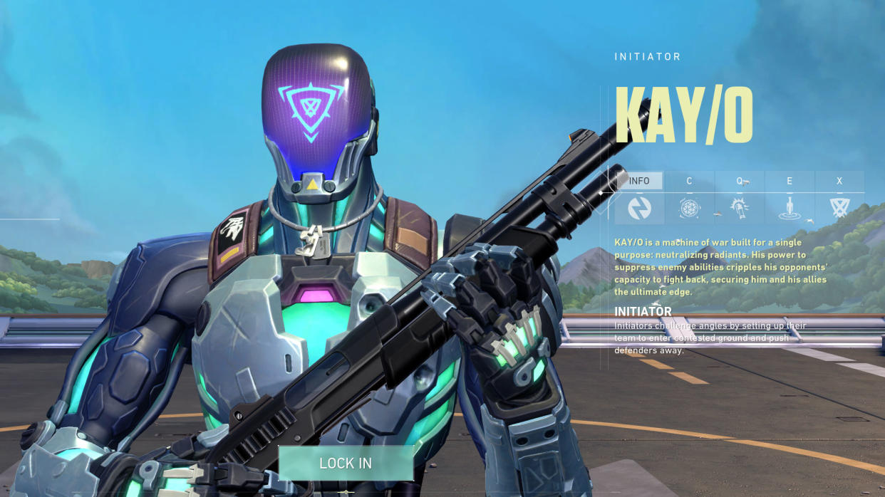 New VALORANT agent KAY/O (Screenshot: Riot Games)