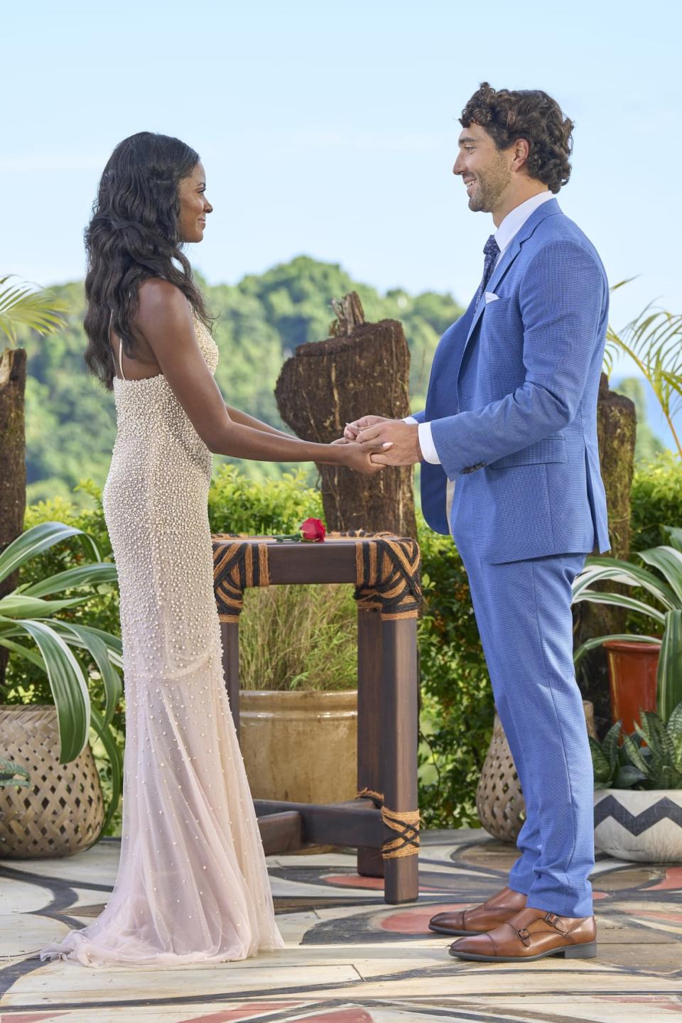 Photo still of Charity Lawson and Joey in 'The Bachelorette'