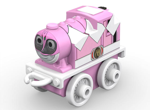 Thomas the Tank Engine, metallic Pink, Stable Diffusion