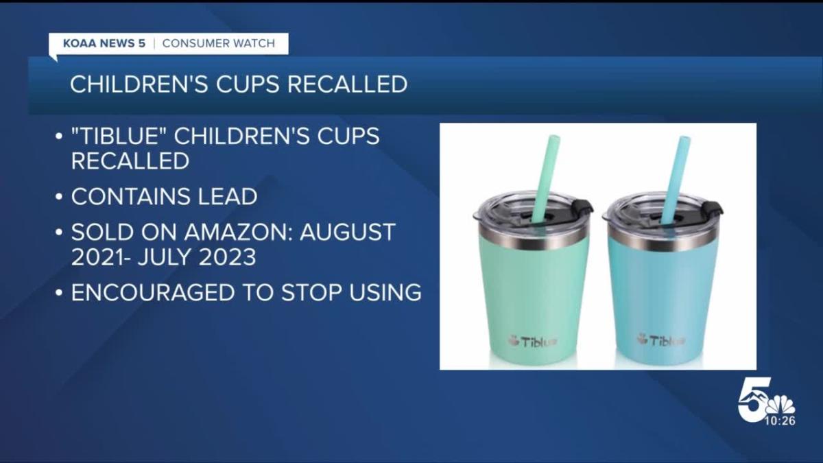 Children's drink cups: Brands recalled twice in two weeks for excessive lead