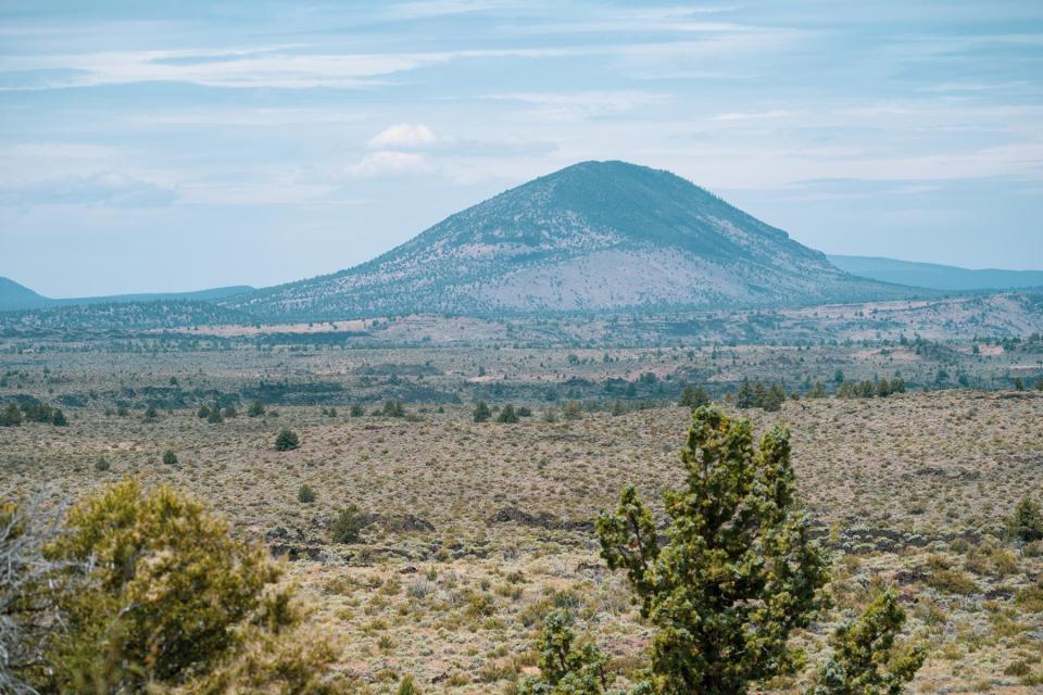 Schonchin Butte in Lava Beds National Monument in California