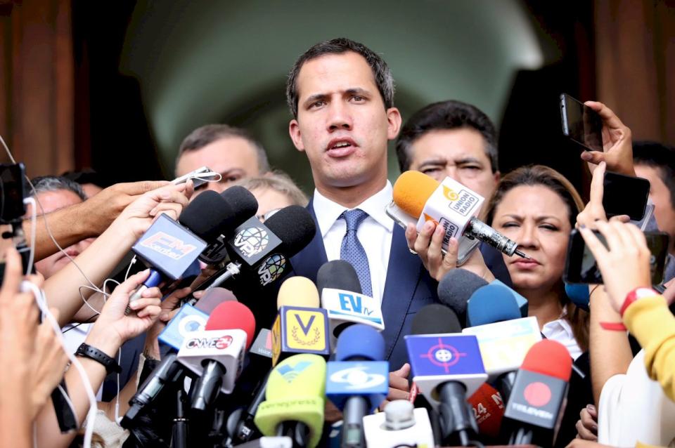 委內瑞拉反對派領導人瓜伊多(Juan Guaido) （資料照片／瓜伊多推特)